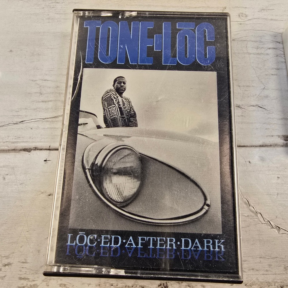 Vintage Tone-Loc Loc'ed After Dark Cassette 1989 Wild Thing Funky Cold Medina